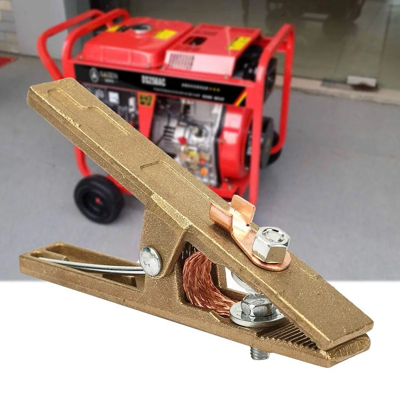 

300 Brass A-Shape Ground Welding Earth Clamp Welder Earth Ground Cable Copper Grip Clip Clamp For Welding Machine