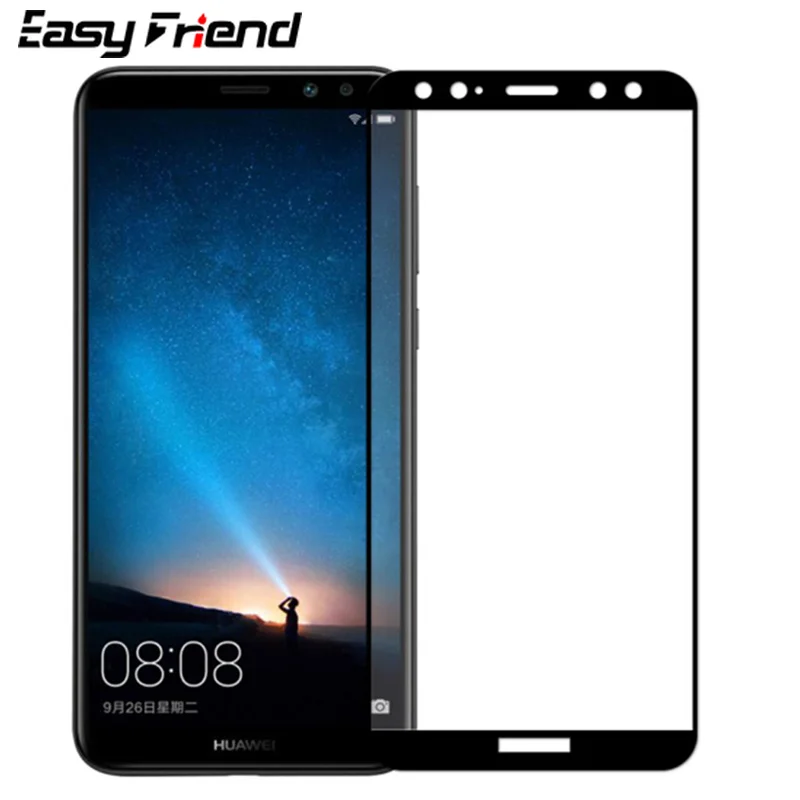 Стекло для Huawei Nova 2 Plus 3 2S 2i 3i 4e NovaPlus Nova2 Nova3 Lite 3E 3i 4e, защитная пленка для экрана, полное покрытие, закаленное
