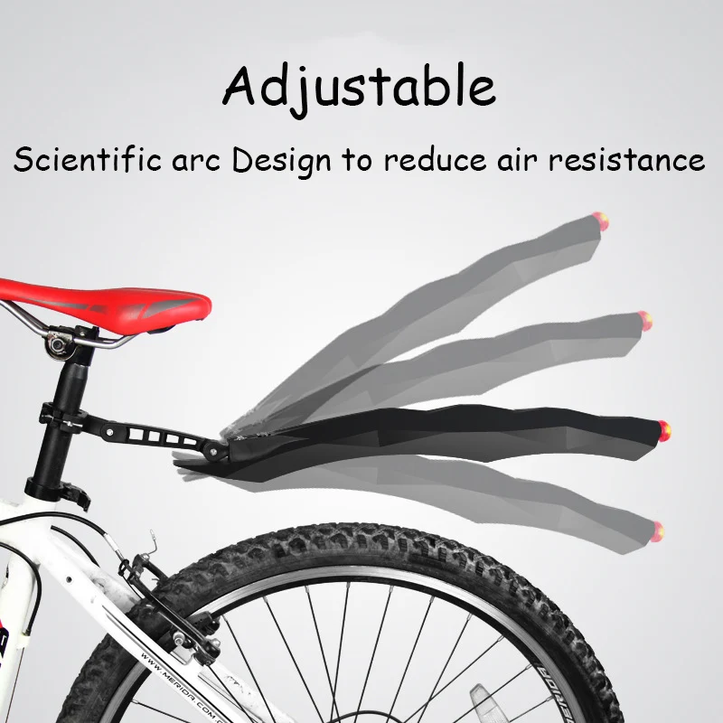 Велосипедный брызговик светодиодный для горного велосипеда 4 цвета | Спорт и