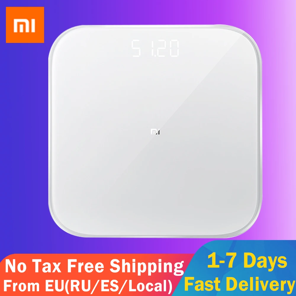 Весы Xiaomi Mi Smart Scale 2 оригинальные цифровые весы поколения Bluetooth 5 0 работает с
