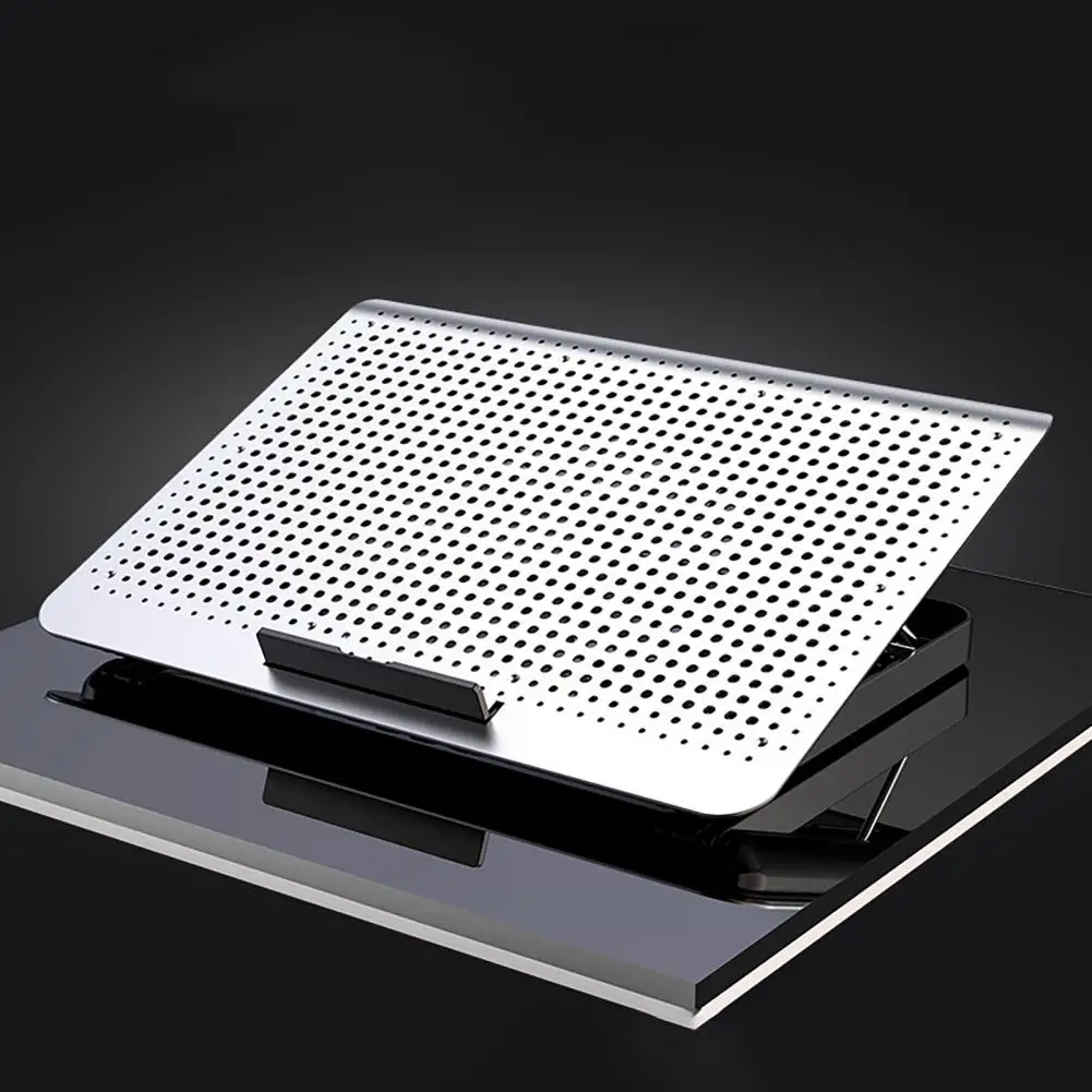 aluminum alloy practical gaming notebook cooler portable laptop cooler stand powerful for desktop free global shipping