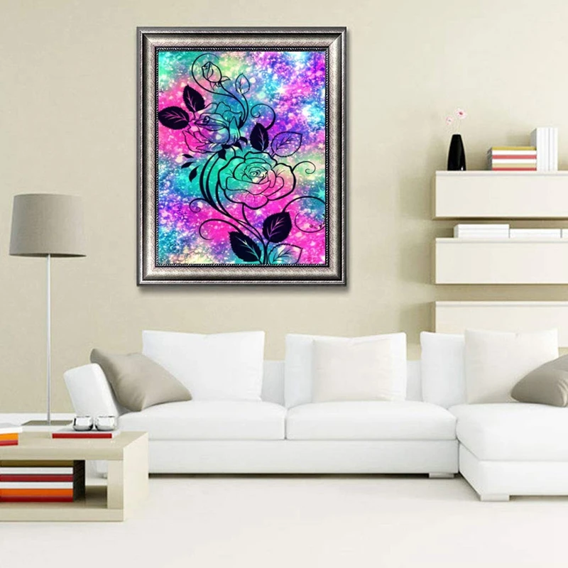 BESTDiy 5D алмазная живопись Наборы для взрослых Полный алмаз каждая роза цветок