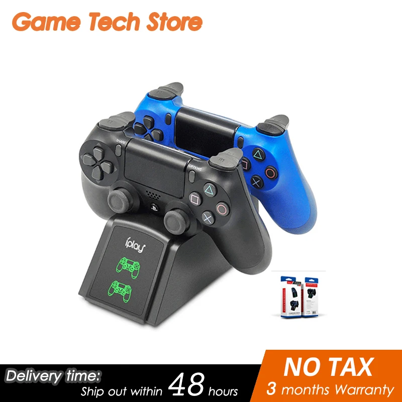 Dual Fast Charger For PS4 Controller USB Charging Station LED Indicator Dock for Sony Playstation4/PS4/PS4 Slim/PS4 Pro | Электроника