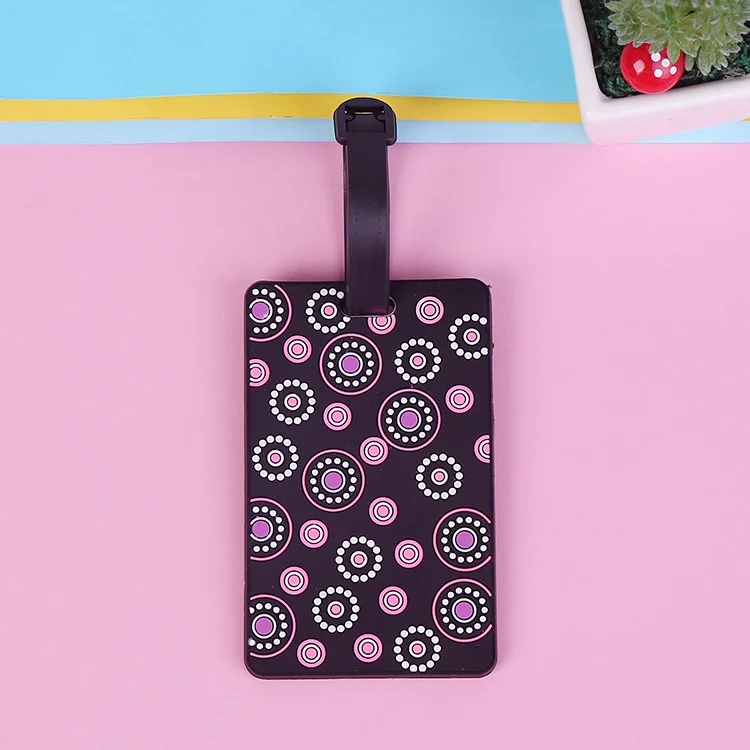 2020 багажная карта силиконовая бирка с именем креативный Национальный стиль