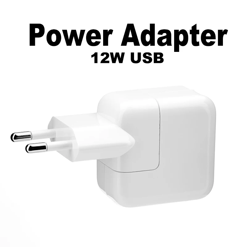 Подлинный Apple USB адаптер питания EU/US Plug 12 W/10 W Apple настенное зарядное устройство AC/DC 12 W/10 W для Iphone 7/8/X/XS MAX IPAD 6/7 Pro - Цвет: 12W
