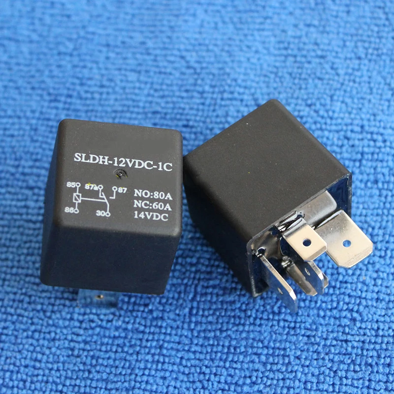 УНИВЕРСАЛЬНЫЙ 2шт/комплект оригинальный SLDH-12VDC-1C NO: 80A NC: 60A 14VDC реле Songle |