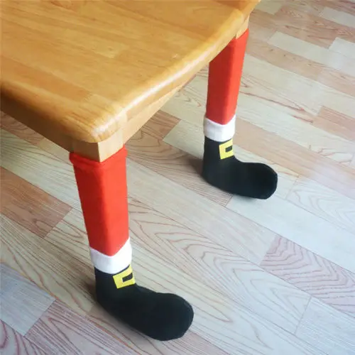Аксессуары для защиты ног от деда мороза 2 шт.|Носки и держатели подарков| |