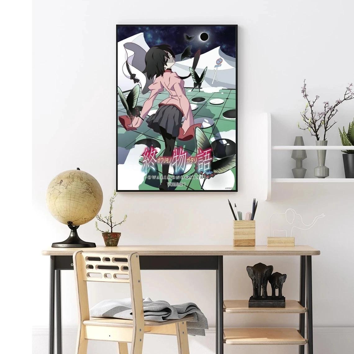 

Zoku Owarimonogatari Anime Poster Japanese Anime Movie Canvas Poster Prints Home Decoration Painting ( No Frame )