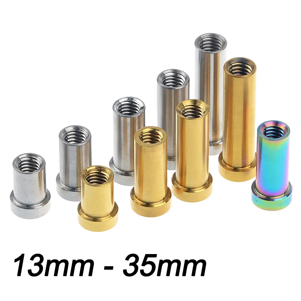 

Xingxi Titanium Ti GR5 13mm 15mm 17mm 23mm 25mm 31.5mm 33mm 35mm Recessed Bike Bicycle Brake Bolts Clamp Nut for MTB/Road Bike