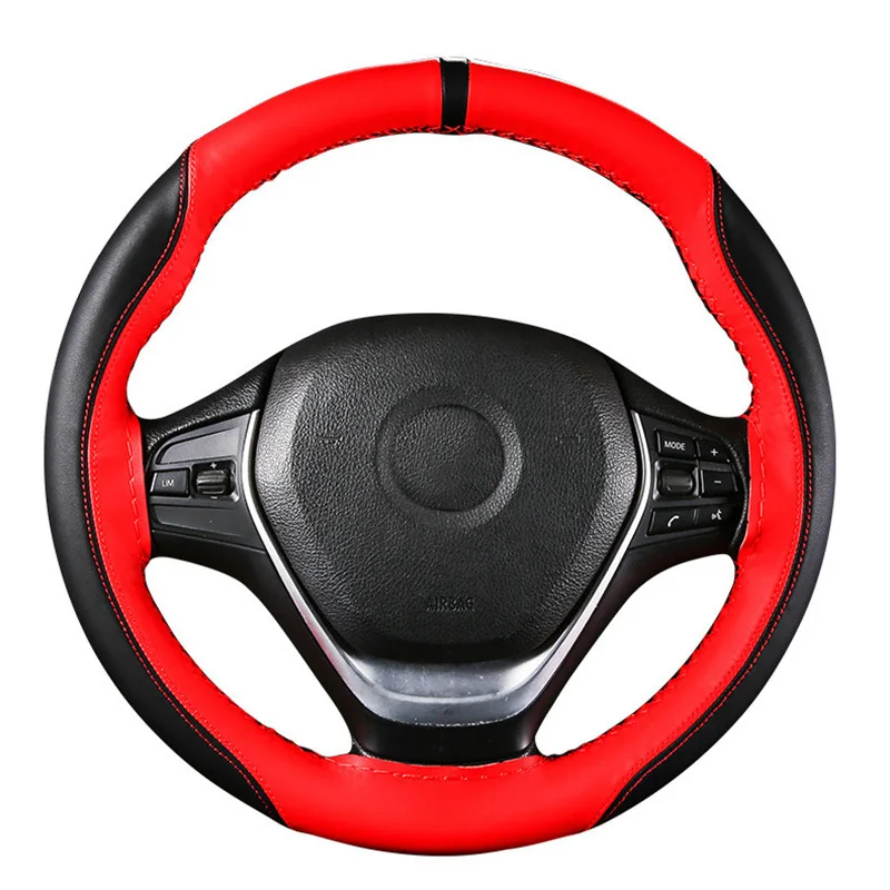 AUTOYOUTH микрофибра кожаное рулевое колесо крышка автомобильные аксессуары для