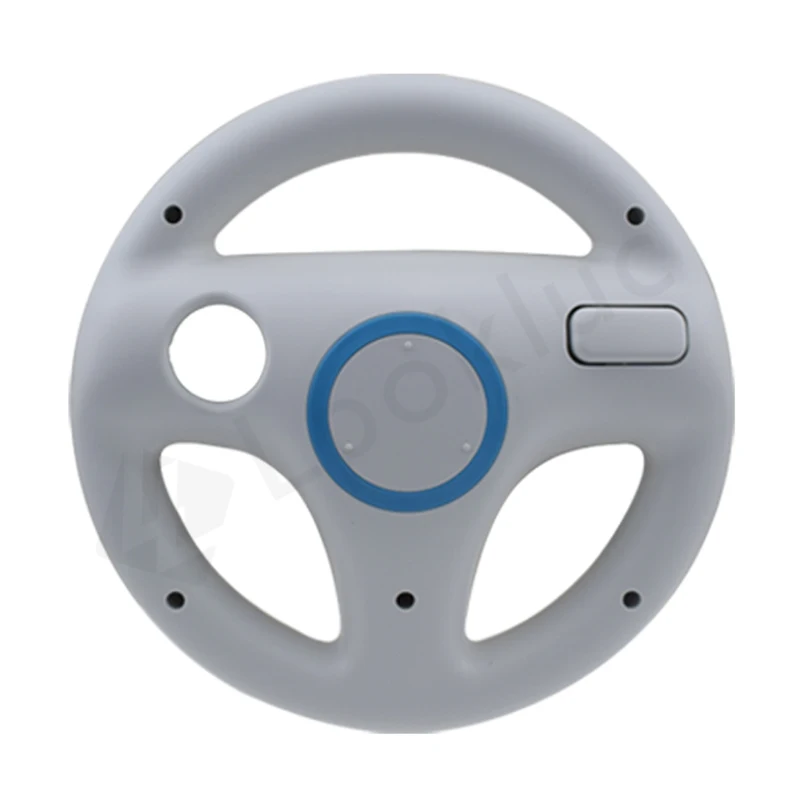 WII111-WH 1 шт. Mulit-colors Mario Kart Racing Wheel Games руль для пульта дистанционного управления wii - Цвет: WII111-WH