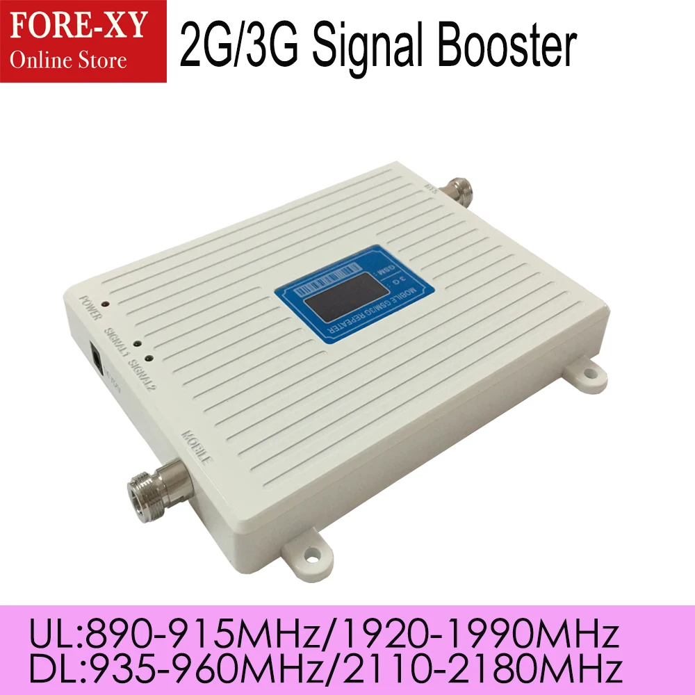 Antenna + 2G 3G Repeater GSM 900MHz UMTS 2100MHz Cell Phone Signal Repeaters WCDMA booster Dual Band Booster Amplifier | Мобильные