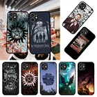 Чехол для телефона Apple IPhone 12 Mini 11 Pro XR X MAX SE XS 4 5 6 6S 7 8 E Plus, черный чехол Etui Art Coque, роскошный сверхъестественный