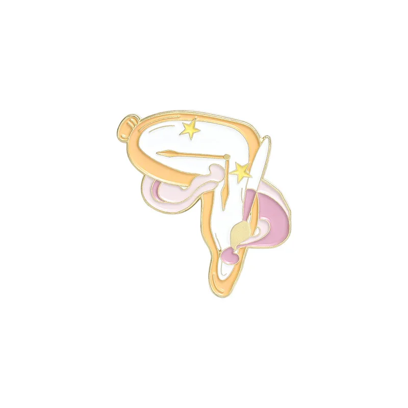 Художника мечта мультфильм значков на булавке брошь значок металла Винтаж