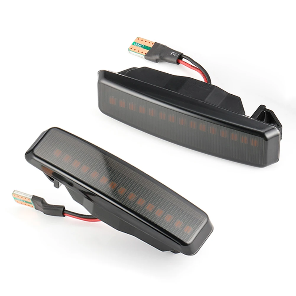 2 шт. Динамический светодиодный указатель поворота боковой габаритный