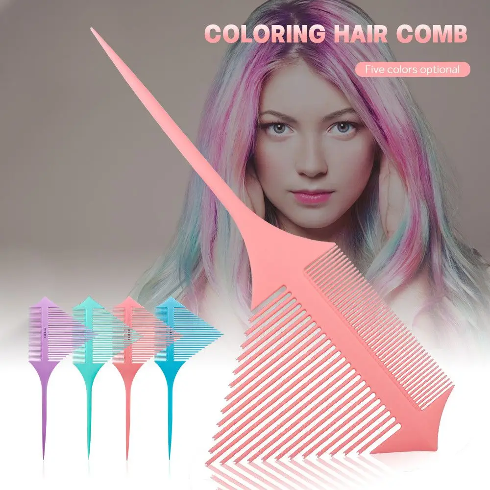 

Highlighting Combs Hair Dye Coloring Brushes Comb Double-sided Teeth Teasing Salon Hairdressing Styling Hair Color Tools
