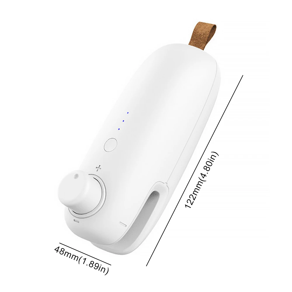 

USB Charging Sealing Machine Hand Pressure Portable Mini Heating Plastic Packaging Machine Handheld Vacuum Food Sealing Device