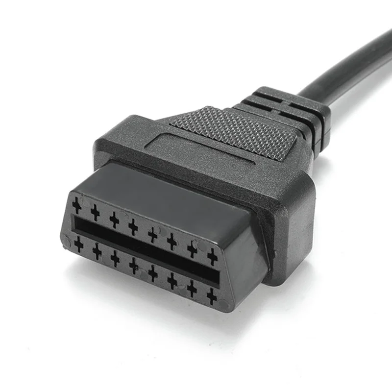 OBDII OBD 2 коннектор адаптер для GM 12 Pin GM12 до 16 Авто Диагностический кабель