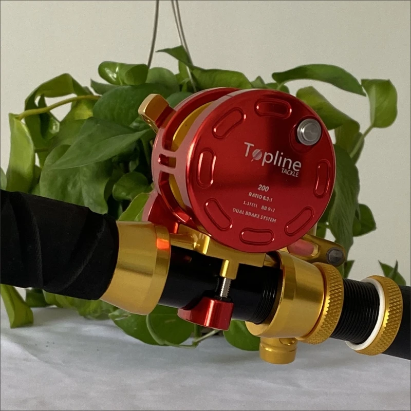 TC 100/200/300/500 Золотой вправо/Левая рукоятка катушки сопротивления 25 35 кг