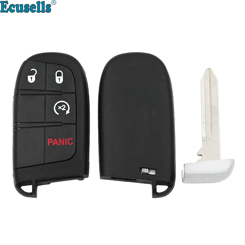 

3 + 1/4 кнопочный пульт дистанционного управления Корпус ключа для Chrysler 300 для Jeep Grand Cherokee для DODGE JOURNEY Дротика зарядное устройство с маленьким к...