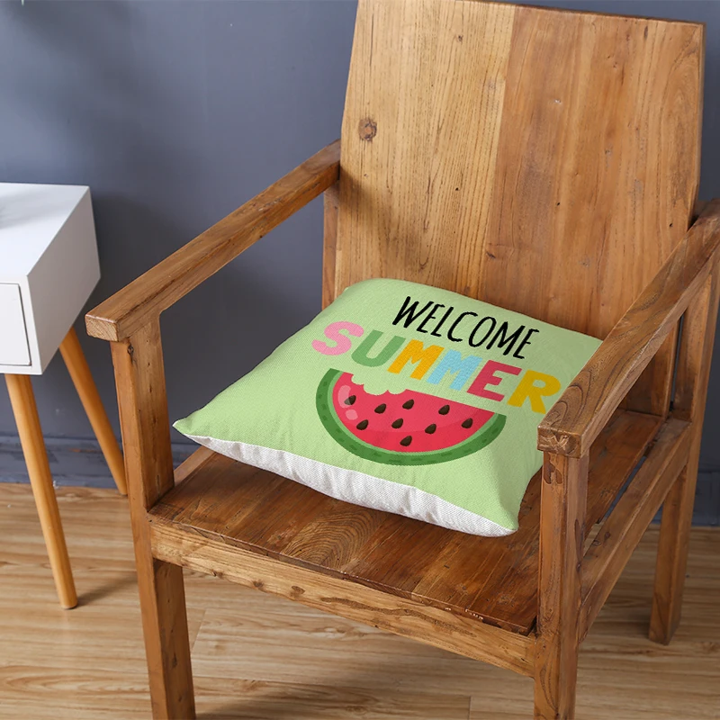Летняя мультяшная фруктовая персиковая кожа чехол для подушки 2021 скандинавский