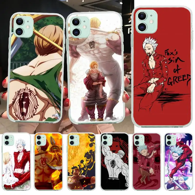 Чехол для телефона Escanor Ban Seven Deadly Sins мягкий силиконовый черный чехол iPhone 11 pro XS MAX 8 7