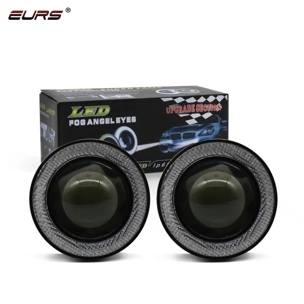 Светодиодсветодиодный дневные ходовые огни EURS DRL 2 светодиодный т. 12 В 6000K белые