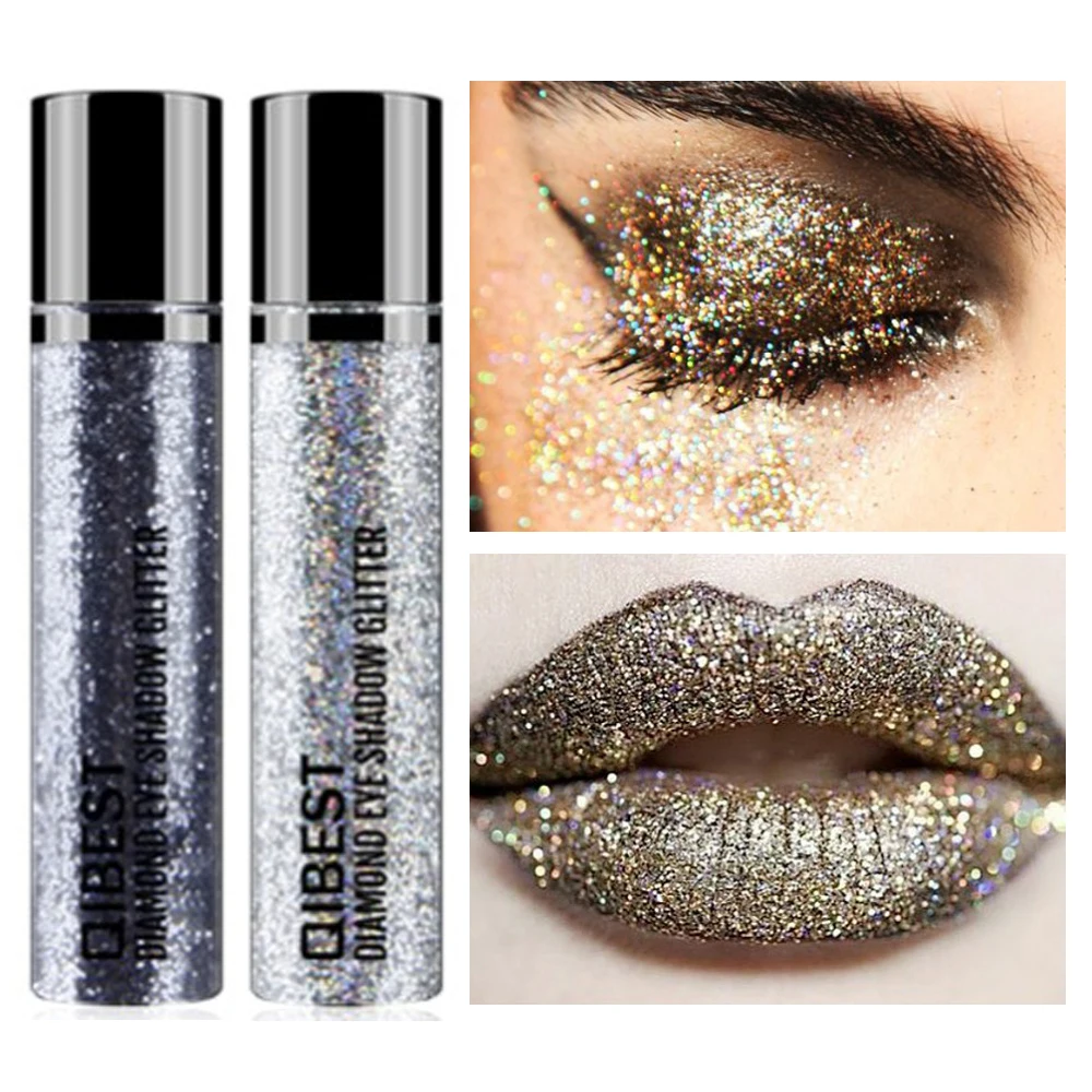 Блестящая блестящая телесная рассыпчатая пудра с блестками для женских волос