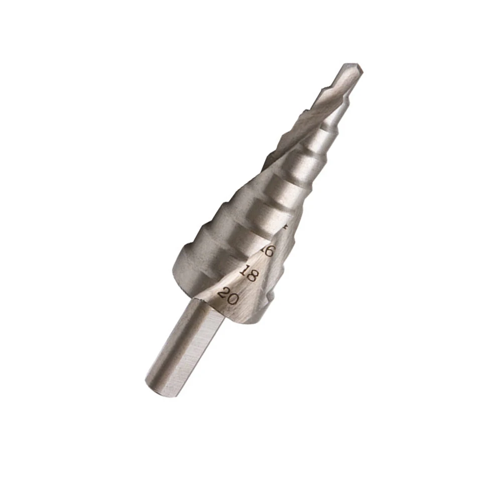

4-32mm 3*HSS Step Cone Conical Drill Bit Set Triangle Shank Drilling Chamfer