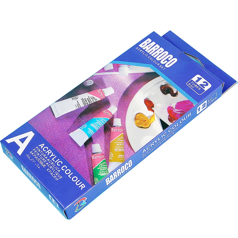 Набор акриловых красок 12 цветов|acrylic paint set|paint setacrylic |