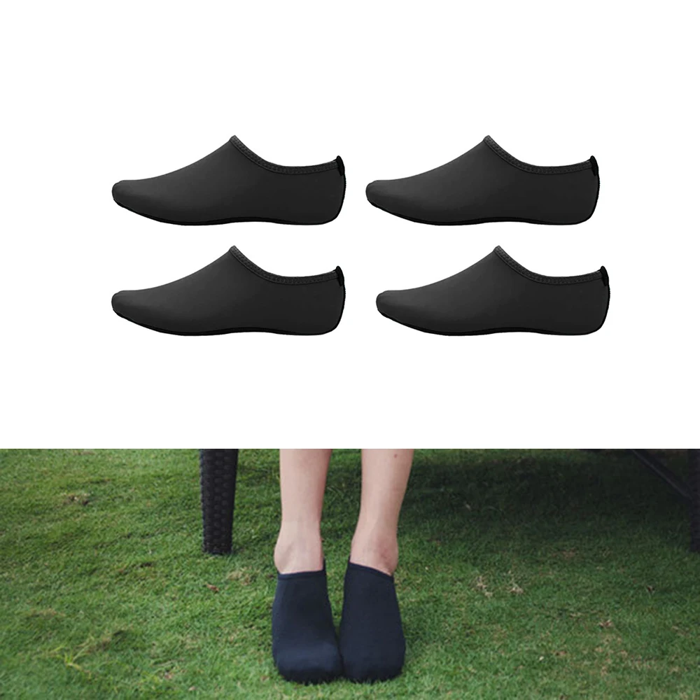 2 пары противоскользящие носки для пляжного плавания фитнеса серфинга дайвинга