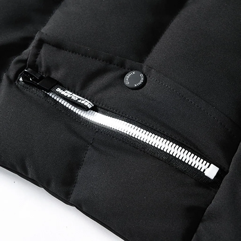 Мужская утолщенная хлопковая стеганая куртка Chamsgend однотонный пуховик с