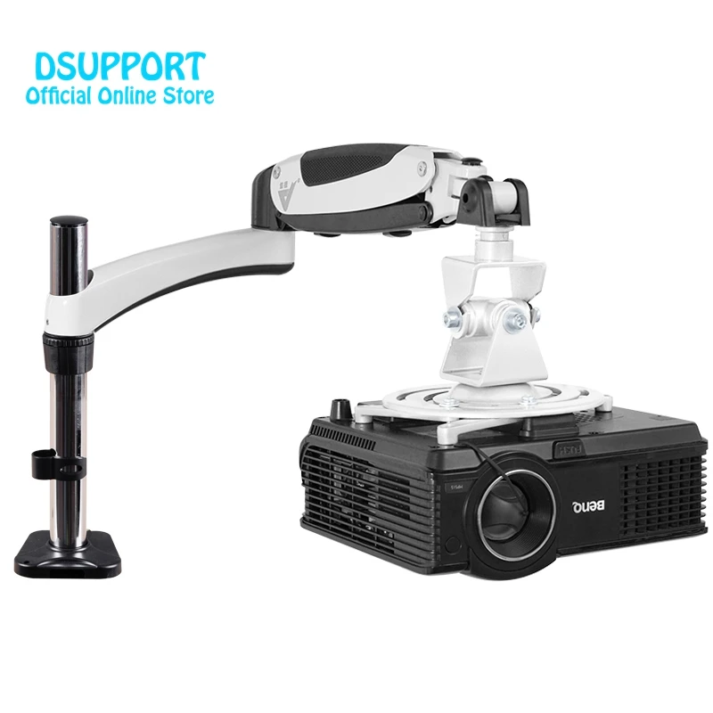 

Aluminum Alloy 360 Degree Projector desk Mount Full Motion Retractable Universal Projector Hanger Bracket