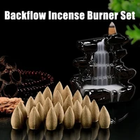 incense burner colorful fragrance scent tower incense mixed scent aromatherapy with incense cone quemador de incienso