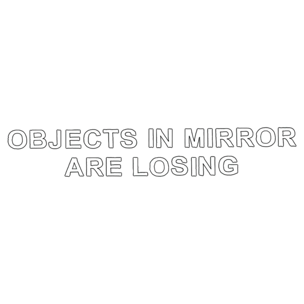 Funny DESIGN Letter Auto Truck Rearview Mirror Car Styling Stickers Decals Decoration Exterior Accessories fade-resistant | Автомобили и