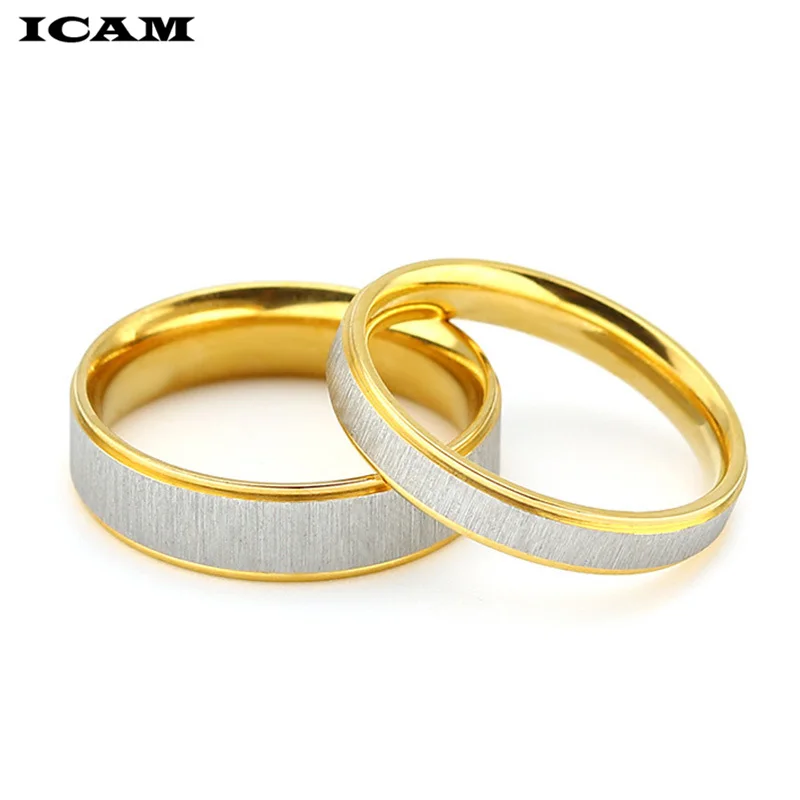 ICAM Горячая продажа серебряные золотые кольца для женщин Европейский