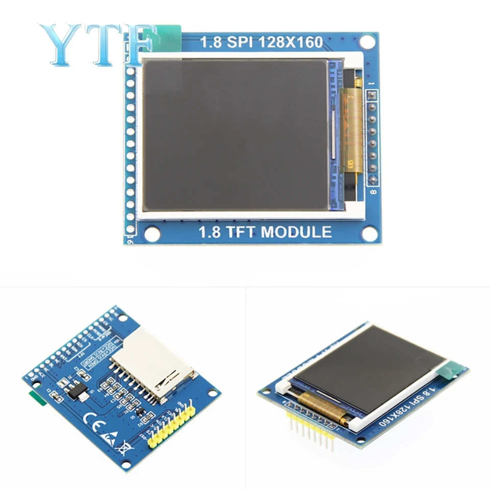 

1.8 inch TFT module LCD display module with PCB backplane SPI serial port only 4 IO