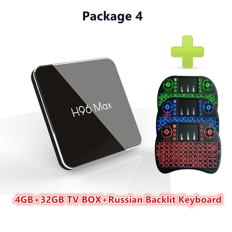4G 32G RU Backlit Смарт-ТВ-приставка HAAYOT H96 MAX Android 8,1 Amlogic S905X2 LPDDR4 четырехъядерный ТВ-приставка 4 ГБ 32 ГБ 2,4G/5G WiFi Bluetooth 4K приставка - Цвет: 4G 32G RU Backlit