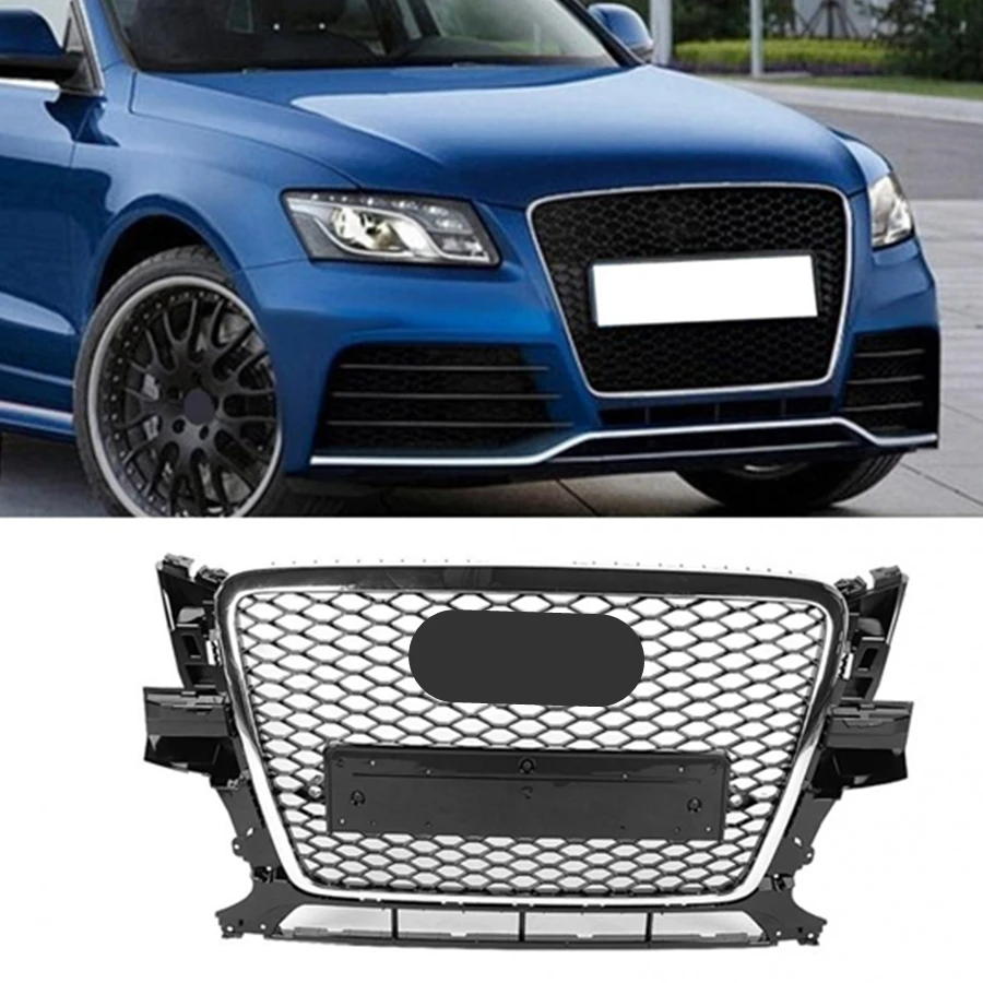 

Решетка для переднего бампера автомобиля RSQ5, решетка для Audi Q5/SQ5 8R 09-12, аксессуары для тюнинга автомобиля