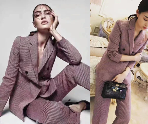 Высококачественные женские костюмы пиджак и брюки для женщин замечательный