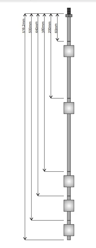 

5 Ball Floating Stainless Steel Level Automatic Control Switch Sensor Customized Products Link