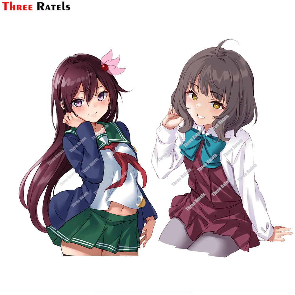 

Three Ratels D674 Kishinami Kantai Collection For School Gifts Stickers Removeable Colorful Anime Girl Decals Vinyl Material Wa