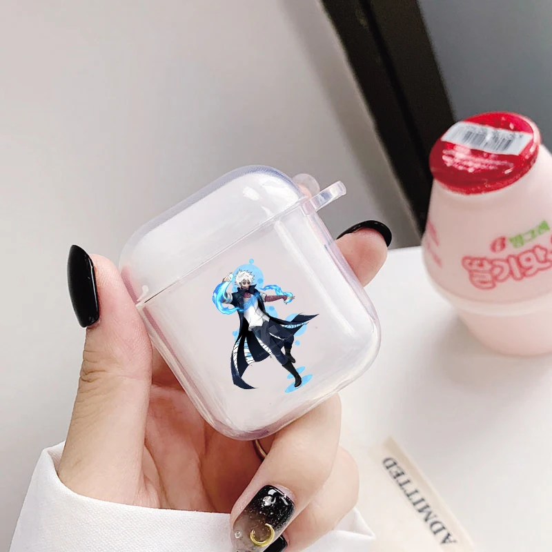 

DABI BOKU NO HERO ACADEMIA Cases For Apple AirPods 1 2 Case Clear Wireless Bluetooth Earphone Case Protective Shell