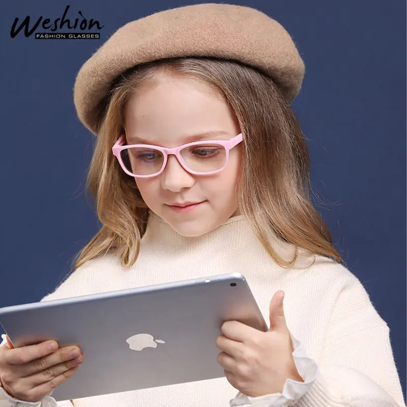 Винтажный синий светильник детские розовые очки оптическая оправа для мальчиков