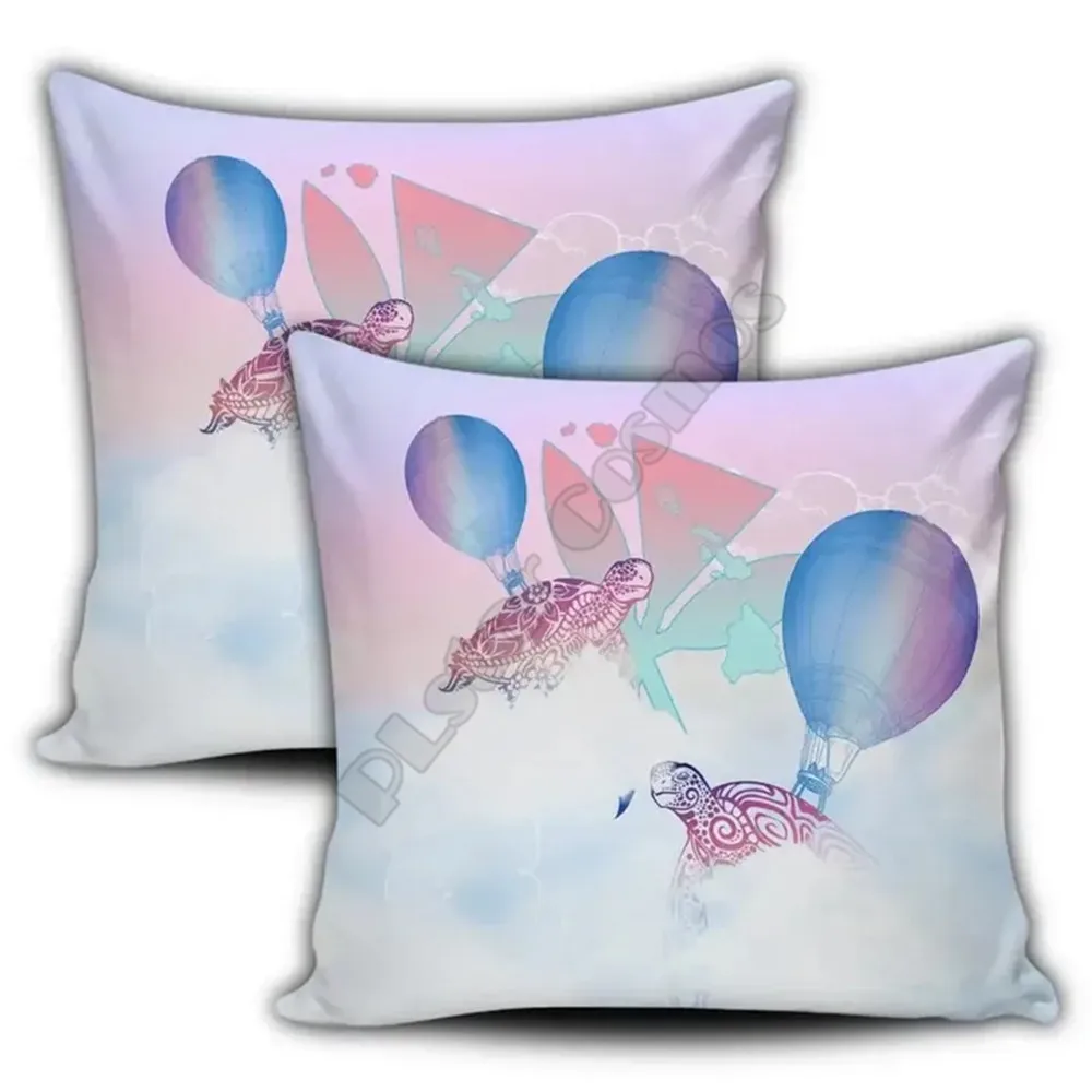 

Hawail Horiaon Turtle Pillow Covers Pillowcases Home Decoration Double-sided Printing 02