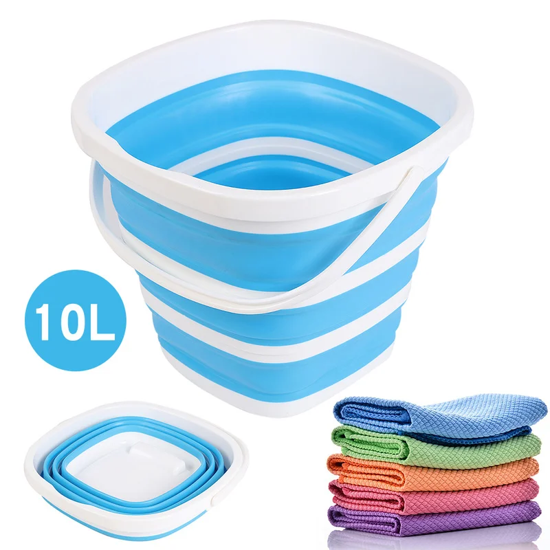 Портативное туристическое напольное рыболовное японское ведро для мойки