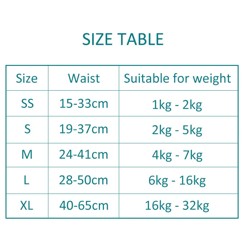

10Pcs Super Absorption Physiological Pants Dog Diaper Diapers For Dogs Pet Male Female Dog Disposable Leakproof