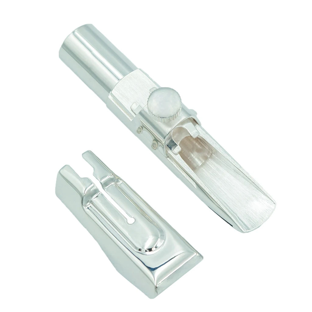 Naomi Серебряный альт саксофон мундштук никелированный медный Sax Mouth Размер #9 Alto для