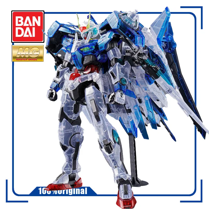 

BANDAI MG 1/100 Limit 00R 00 Quanta GUNDAM Transparent Color Assembly Model Action Toy Figures Children's Gifts