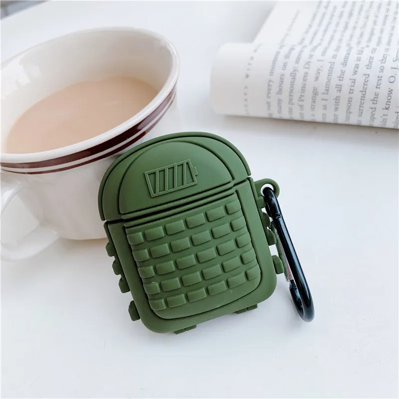 

Earphone Case For Apple AirPods 2 1 Silicone Cover For AirPods Case Wireless Bluetooth Earphone Charging box For Airpods 2019